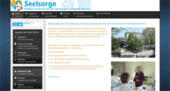 Desktop Screenshot of klinikseelsorge-tum.de