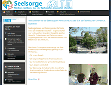 Tablet Screenshot of klinikseelsorge-tum.de
